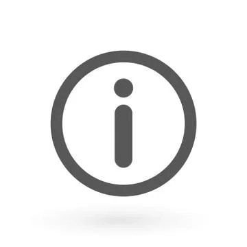 Info icon vector. Information sign icon, vector illustration. Flat design style Stock Illustration