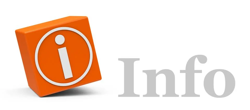 The info Stock Illustration