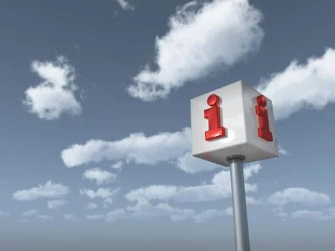 Info Illustrazione stock