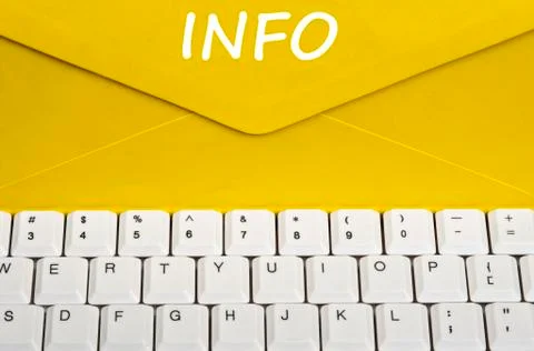 Info message 스톡 사진