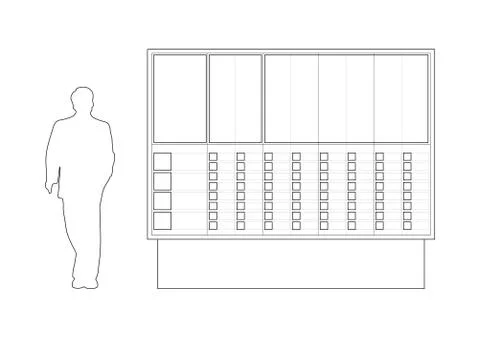 Info panel scheme Stock Illustration