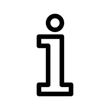 Info point line icon. Vector graphics.. Stock Illustration