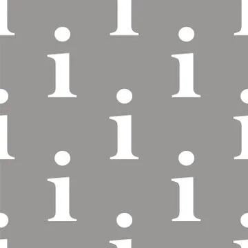 Info seamless pattern Illustrazione stock