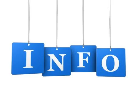 Info Sign Tags Stock Illustration