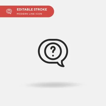 Info Simple vector icon. Illustration symbol design template for web mobile U Illustrazione stock