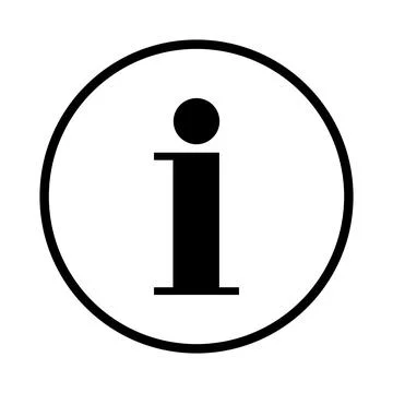 Info symbol sign icon - vector illustration Stock Illustration