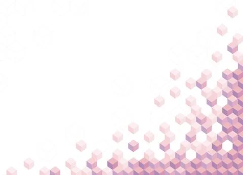 Info technology web banner template. Hi tech futuristic background pattern Stock Illustration