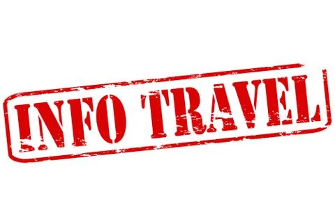 Info travel Illustrazione stock