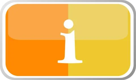 Info web button information symbol sign, info symbol . Letter I web button sy Stock Illustration