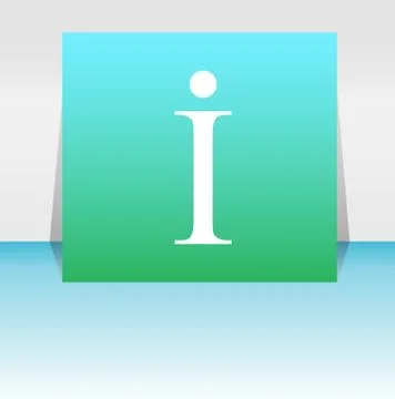 Info web button information symbol sign, info symbol . Letter I web button sy Stock Illustration