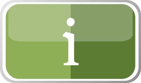 Info web button information symbol sign, info symbol . Letter I web button sy Stock Illustration