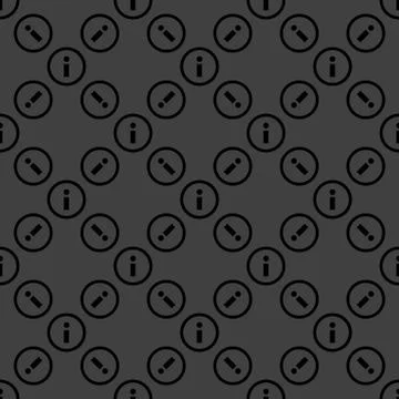 Info web icon. flat design. Seamless pattern. Illustrazione stock