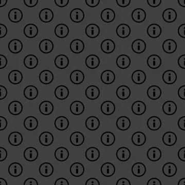 Info web icon. flat design. Seamless pattern. Stock Illustration
