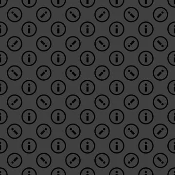 Info web icon. flat design. Seamless pattern. Stock Illustration