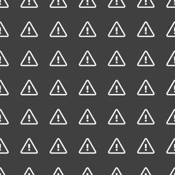 Info web icon. flat design. Seamless pattern. Stock Illustration