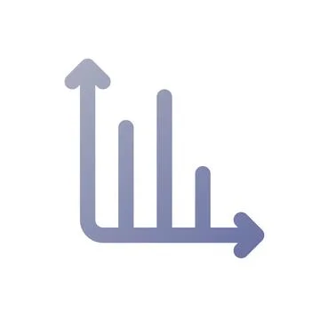 Infochart pixel perfect flat gradient color ui icon 스톡 일러스트