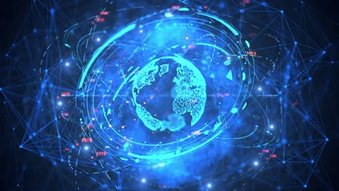 Infografic Earth 02 Stock Footage 252814736