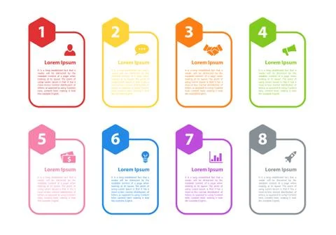 Infograph-10-solid-line Stock Illustration