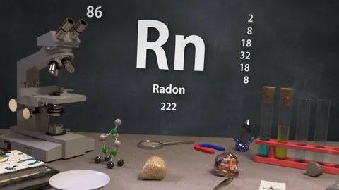 Infographic of 86 Element Rn Radon of th... | Stock Video | Pond5