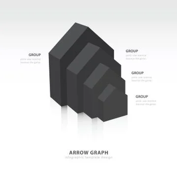 Infographic and presentation template black color balance Stock Illustration