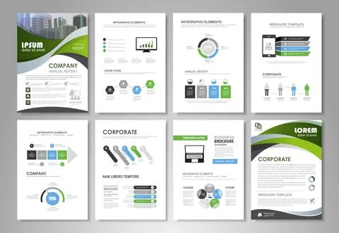Infographic and visual design Stock Illustration