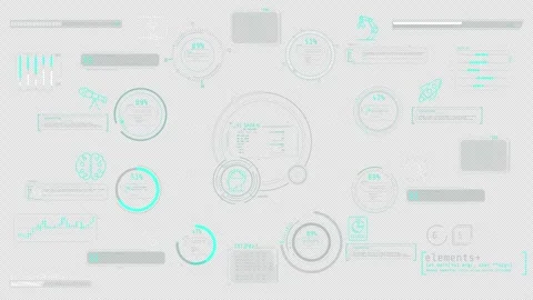 Infographic animation about programming and technology development. Stock Footage 297670113