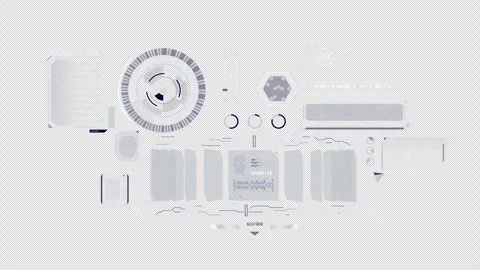 Infographic animation on the theme of biometric data management system Stock Footage 302439922