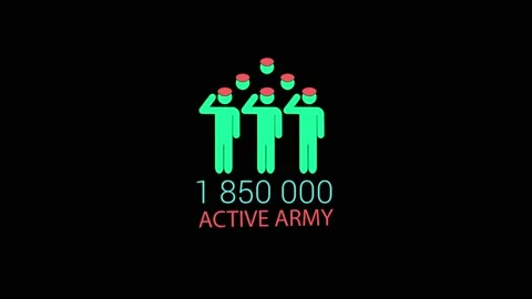 Infographic Army 38 Stock Footage 220321099