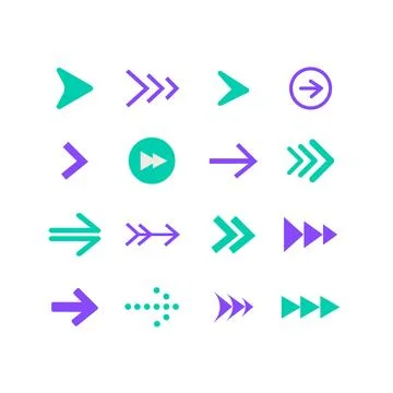 Infographic arrows icon. Stock Illustration