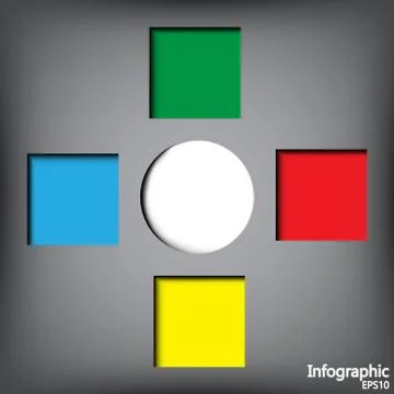 Infographic background circle information Stock Illustration