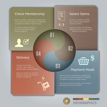 Infographic Background Concept Stock Illustration