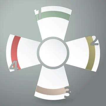 Infographic background with cool labels Stock Illustration