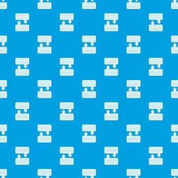 Infographic blocks with arrows pattern seamless blue Illustrazione stock