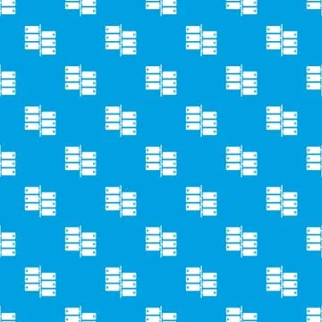 Infographic blocks on signpost pattern seamless blue Stock Illustration