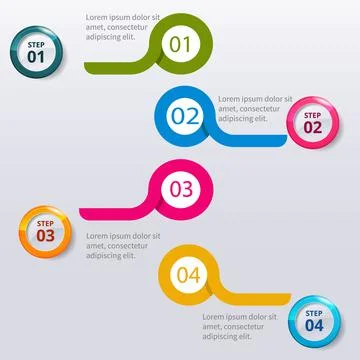 Infographic business concept vector illustration. Creative infographic layout 스톡 일러스트