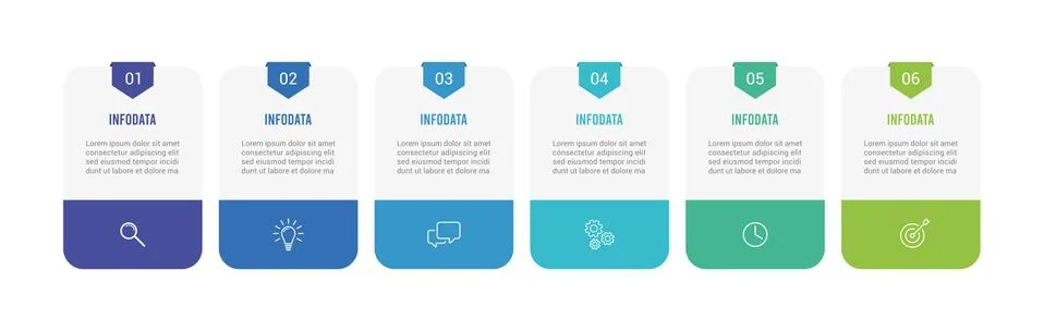 Infographic. Business data visualization. Illustrazione stock
