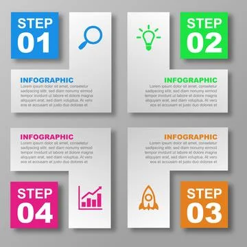 Infographic business template design. Vector illustration. 스톡 일러스트