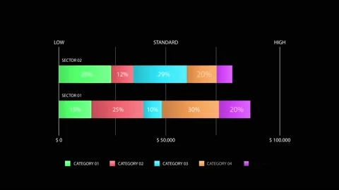 Infographic chart 30 Stock Footage 211285661