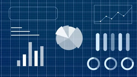 Infographic chart elements for business and marketing. graphic presentation. Bar Stock Footage 310912139
