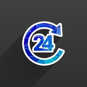 Infographic chart icon vector graph market business Stock Illustration