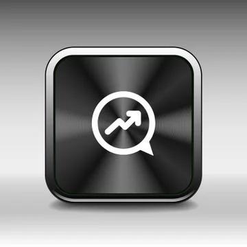 Infographic chart icon vector graph market business Stock Illustration