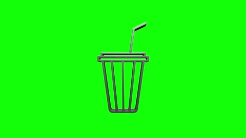 Infographic with cinema attributes 3D silver icon. Motion graphics. Stock-Footage 153815558