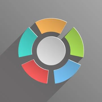 Infographic - circle Stock Illustration