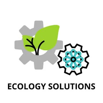 Infographic concept of ecology solutions, saving nature and alternative energ Stock-Illustration