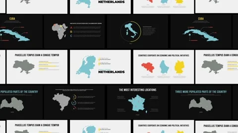 Infographic - Countries ~ After Effects Project #257220344