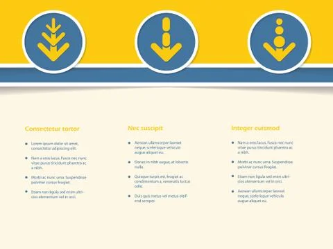 Infographic design with arrows in circle Stock Illustration