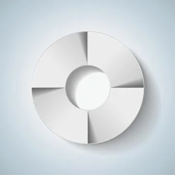 Infographic design circle 4 options Stock Illustration