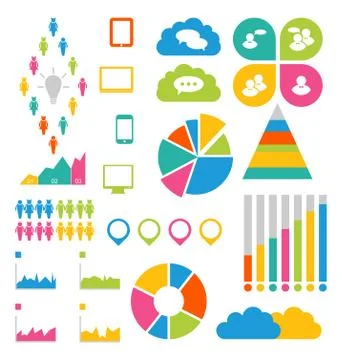 Infographic design elements ideal to display for your information Illustrazione stock