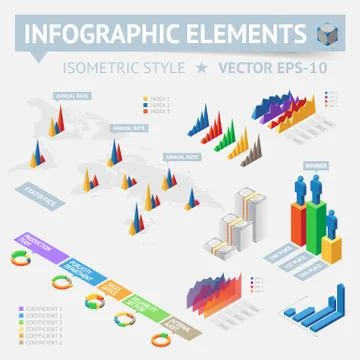 Infographic design elements Stock Illustration