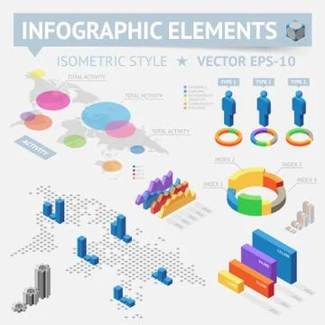 Infographic design elements Stock Illustration